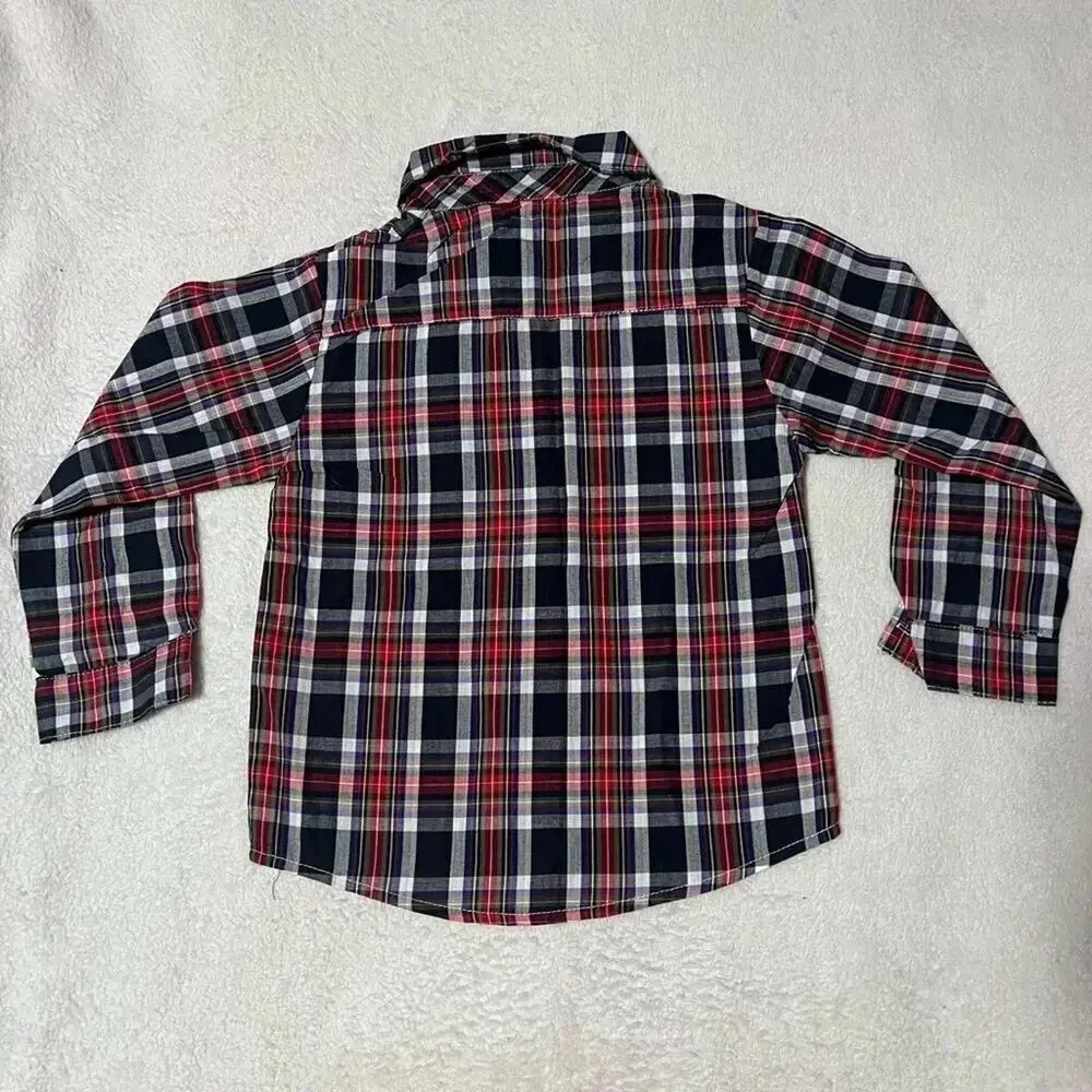 Kids Tales Plaid Dress shirt size 5